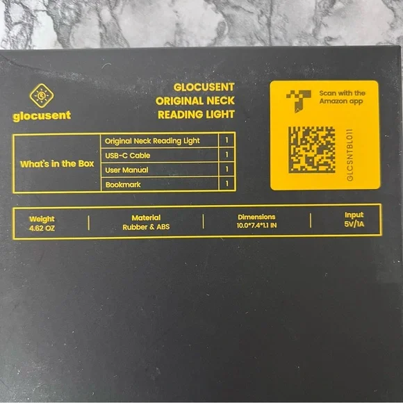 Glocusent Book Light in Purple, NWT - Picture 6 of 8